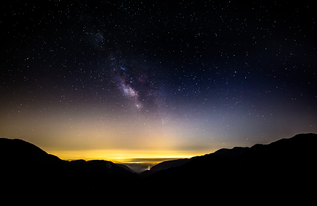 Milky Way over LA